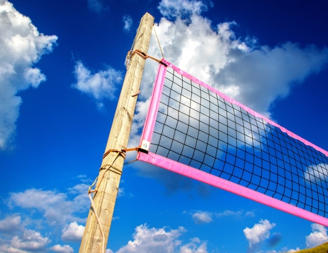 Beachvolleyball am Strand Rainer Sturm / pixelio.de