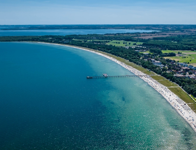 Strand_Ostsee Die Ostsee in der Hochsaison in Boltenhagen.