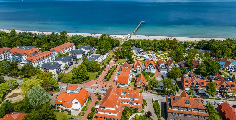 Luftaufnahme Ort1 Luftaufnahme Boltenhagen Richtung Ostsee