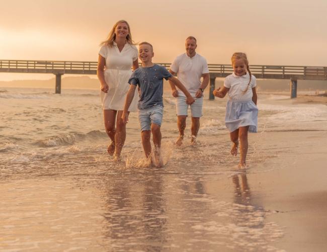 Strandurlaub Familie 